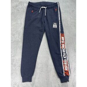 Red Bull KTM Letra Moto GP Sweatpants Womens Small Navy Blue Tapered Drawstring